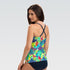 Blusa Tankini con Copa para Mujer Aquashape Botanica Dolfin